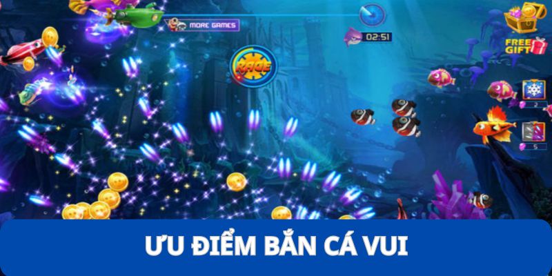 Bắn Cá Vui - Tựa Game Ăn Khách Nhất Năm 2025 Bạn Nên Thử 8 Những ưu điểm nổi bật mà siêu phẩm này đang sở hữu